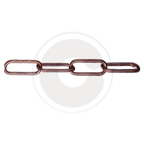 15 mt catena fune filo tondo per lampadari fari esterno 3,7 mm bronzata