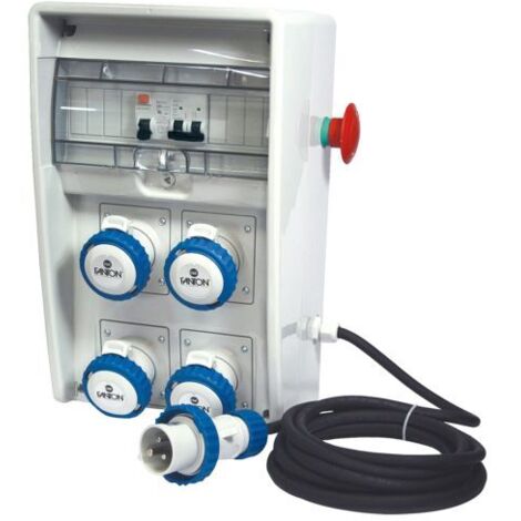 Quadro elettrico Fanton U250 ASC 3kW con 4 prese CEE e 2 protezioni 74324