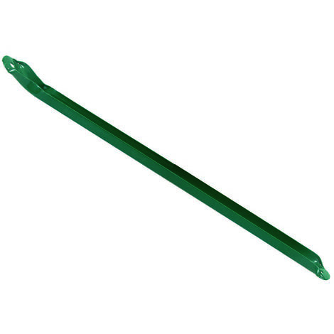 Saette a u in ferro plastificato per pali da recinzione - cm.200h. sezione mm.25x12