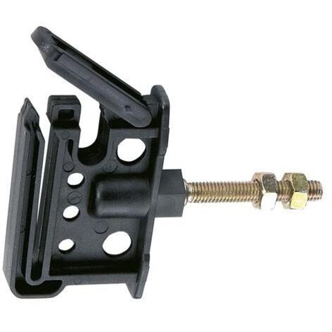 Isolatore elettrorecinzione c/vite e due dadi per filo e fettuccia - 25 pz