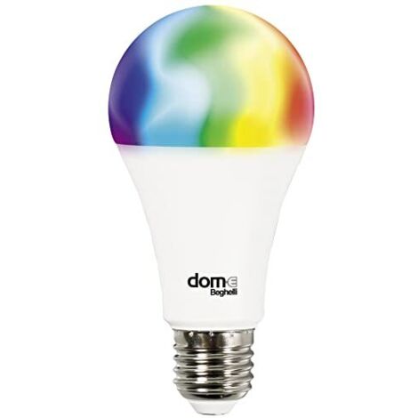 Lampadina Smart Goccia Wi-Fi RGB Colorata Colori Beghelli Smartphone Domotica - Formato: 14 W
