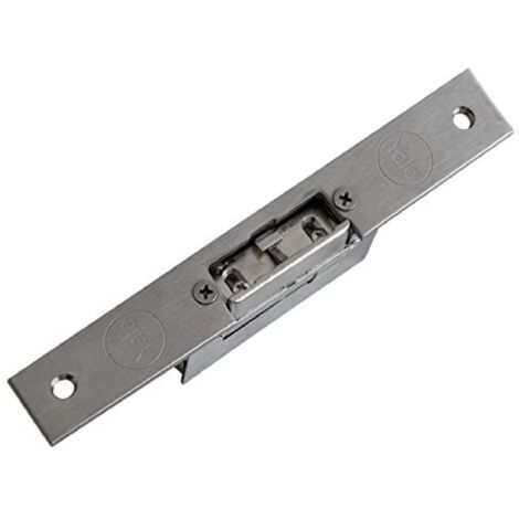 Incontro elettrico simmetrico reversibile con fermo 67f0 - cm.16 acciaio finitura grigio (y67f0504)