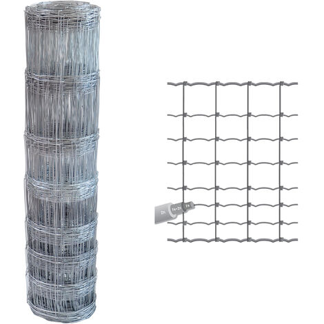 Rete pastorale da 50 mt per allevamenti di pecore in zone boschive, protezione da animali selvatici maglia 12x15 mm -h 140 cm