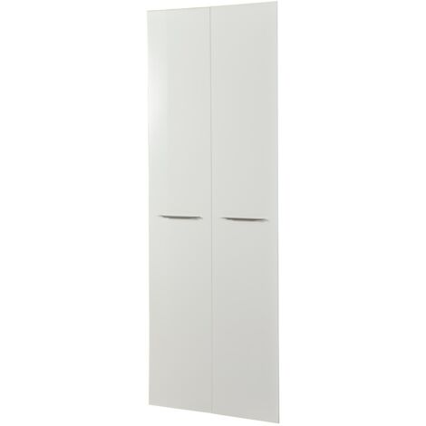 Coppia ante componibili per libreria 'egaleo' cm. 37 x h.209 - bianche (1/5)