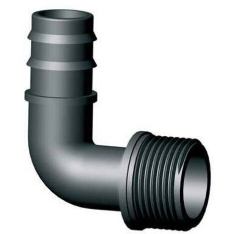 RACCORDO A 90° CON FILETTO MASCHIO M 20 x 1/2