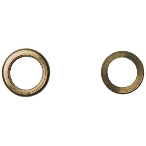 Rondelle Alzaporta In Ottone Lucido - 14mm, Confezione Da 10 Pezzi Per Cerniere - Foto 5