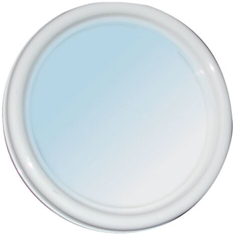 Specchio tondo bianco cm.50 europa art.332