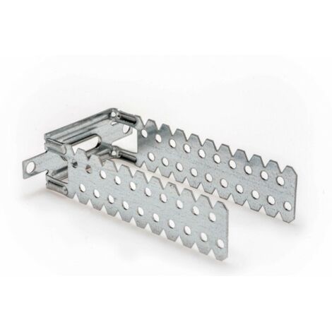 10 staffa universale fissaggio profili 50mm cartongesso fuori piombo da 3 a 12cm