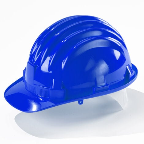 Sicurezza Lavoro Elmetto Casco Di Protezione Omologato Ce-en397 Blu 6 Pz :  : Fai da te