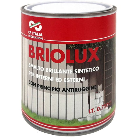 Smalto briolux lt.0,750 grigio acciaio 697