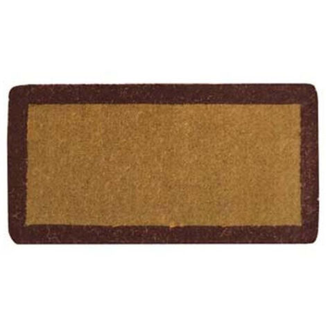 Zerbino a fascia marrone - spessore mm 38 - Misure: cm 45x90