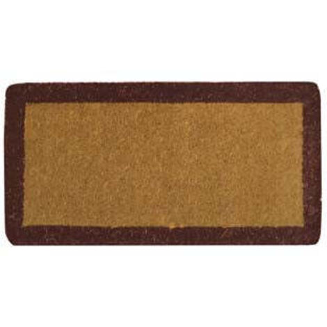 Zerbino a fascia marrone - spessore mm 38 - Misure: cm 50x100