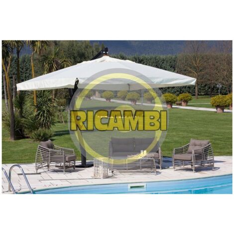 Stecca di ricambio 152,5 cm in alluminio 20x30 mm per ombrellone decentrato 3x4 mt Maxima Alu