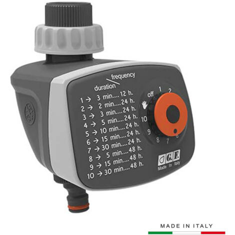 CENTRALINA IRRIGAZIONE GF10 - INNESTO RAPIDO 3/4F 1XTRANSISTOR VOLT 9 - 1 pezzo (1/4)