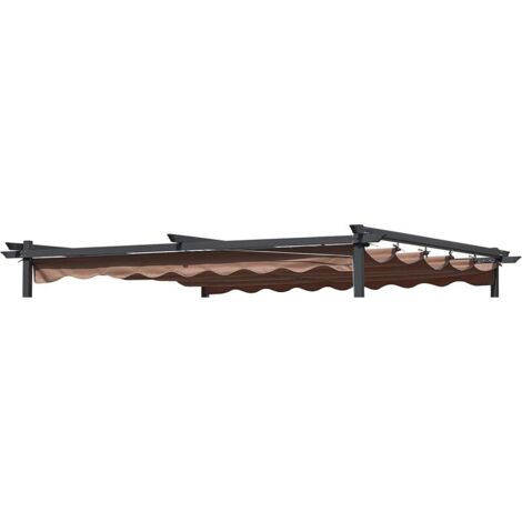 Telo top di ricambio per gazebo pergola 3x3m – Telo in poliestere 180 gr/mq – Resistente ai raggi UV – Facile da installare – I Giardini Del Re (1/5)