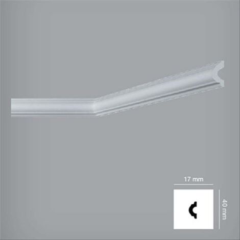 Cornice decorativa per soffitto mod. 'i745' - mm 17 x  40 - 110 pz (1/3)