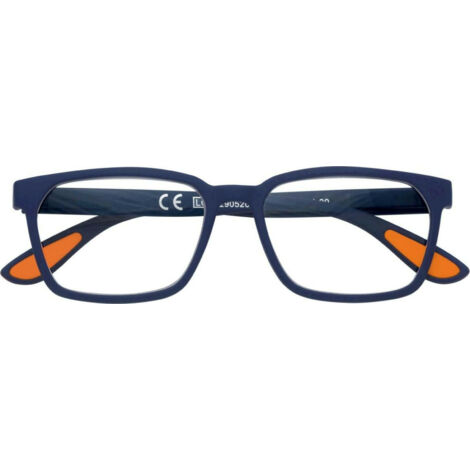 Occhiale lettura montatura policarbonato soft touch blu/arancione pr80 - diottrie +3,5 - 31z-pr80-350 Zippo
