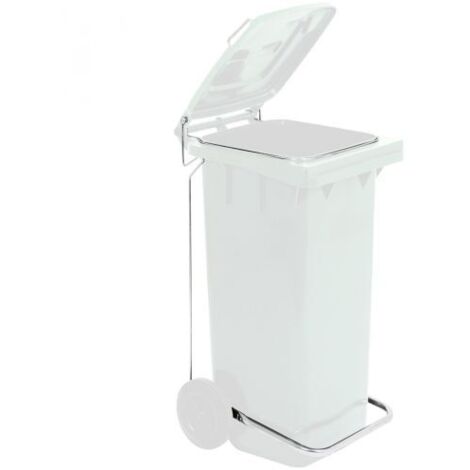 Marca – Pedale e anello fermasacco per pattumiera 120L – Kit per utilizzo pratico e affidabile – Dimensioni compatibili con sacchi standard (1/2)