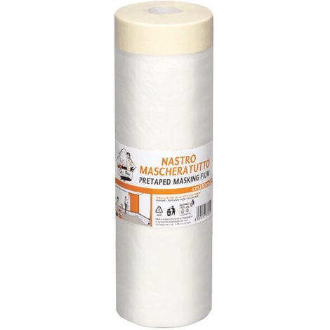 NASTRO CREPS H CM 5 DI CARTA ADESIVO PER PITTURA DA 50 MT