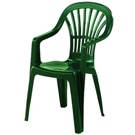 SEDIA RESINA BRACC.ZENA VERDE PROGARDEN (1/6)