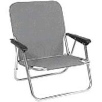1PZ POLTRONCINA IN ACCIAIO DA SPIAGGIA - cm.53x52x66h.