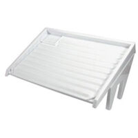 ASSE LAVATOIO cm 58x39 IN PLASTICA PER LAVARE BUCATO VESTITI PANNI CON SUPPORTO