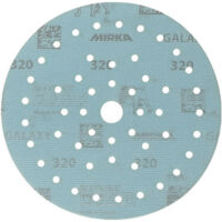 50PZ DISCO ABRASIVO CIRCOLARE MULTIFORO 'GALAXY MULTIFIT GRIP' +y 150 mm grana 3