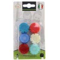 Eliplast Confezione 6 Tappi Bottiglia Vivi, Plastic