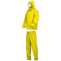 Issaline 00209-020 Completo Da Lavoro Giacca Pantalone Lluvia Verde XXL