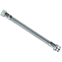 Flessibile inox parigi m1/2 - f3/8 flexcore - Specifiche: M 1/2 F 3/8 cm 20 - 5 pz