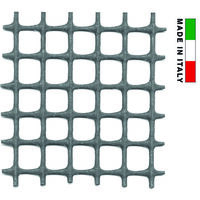 Rete in plastica quadra antracite mm.10x10 - maglia mm.10x10 - altezza cm. 100