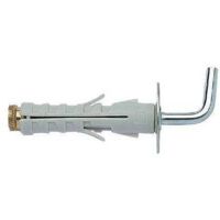 Tassello In Nylon Con Gancio Medio PA 6 ø 12x45 mm - ELEMATIC - 100 pz