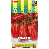Tomate San Marzano 0,5g – Semis en février-mars – Fruits allongés 9-10 cm – Résistance à l’éclatement et aux maladies – Graines Bocquet
