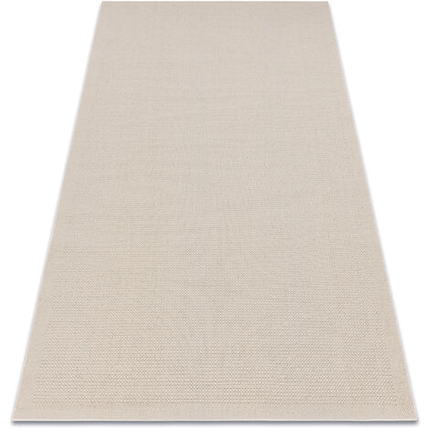 Wool carpet VILLA 8986/68200 Plain SIZAL, flat-woven beige beige 160x230 cm (1/5)