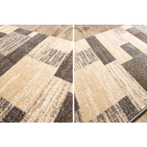 Runner KARMEL Deski boards grey caramel 80cm beige 80x200 cm