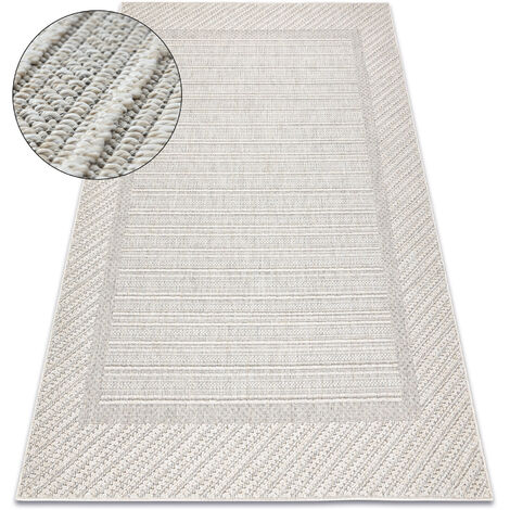 Carpet JERSEY 19261 grey - Frame, structural, loop BOHO  beige 180x270 cm (1/5)