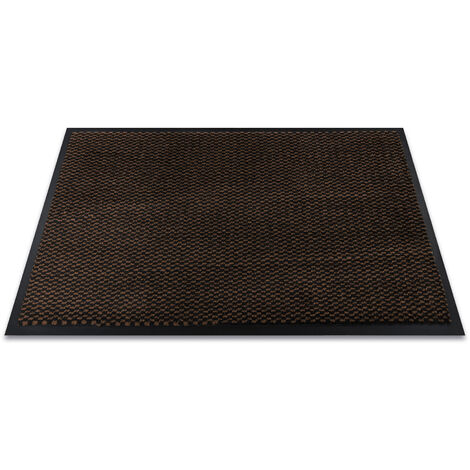 Doormat TEXAS 456 antislip, outdoor, indoor, gum - brown brown 50x80 cm (1/5)