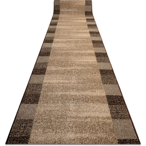 Runner KARMEL Etna frame, sand nut 70cm beige 70x380 cm (1/5)