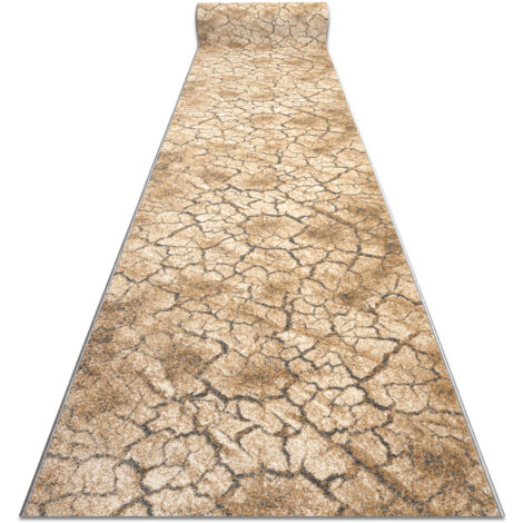 Runner KARMEL Terra cracked ground grey caramel 70 cm beige 70x140 cm (1/5)