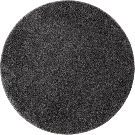 Bathroom rug SYNERGY circle, glamour, non-slip, soft - lurex grey grey rotondo 67 cm (1/5)