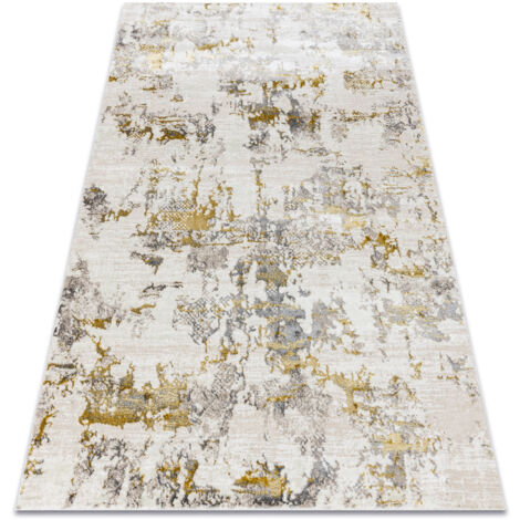BLISS Z199AZ127 carpet cream / gold - Abstraction, modern, structural beige 160x220 cm (1/5)