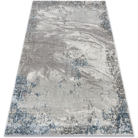 BLISS Z198AZ221 carpet cream / blue - Abstraction, modern, structural beige 120x170 cm (1/5)