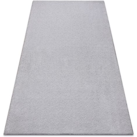 Carpet wall-to-wall  VELVET MICRO grey 90 plain, flat, one colour grey 200x300 cm (1/5)