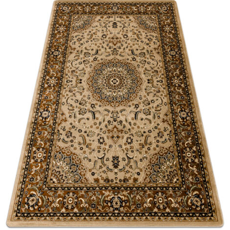 Carpet ROYAL E0177 Frame, rosette - beige / brown beige 250x350 cm (1/5)