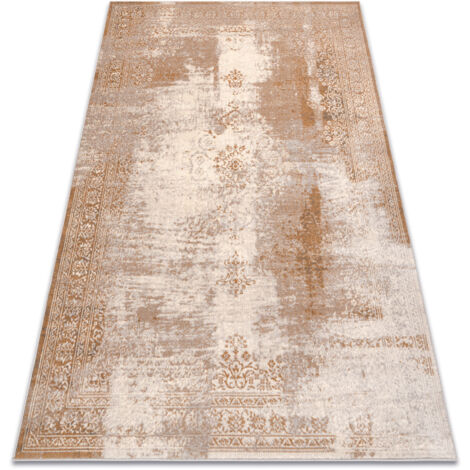 DISTIN 0144B wit / roze / poeder modern tapijt - Abstractie, vintage