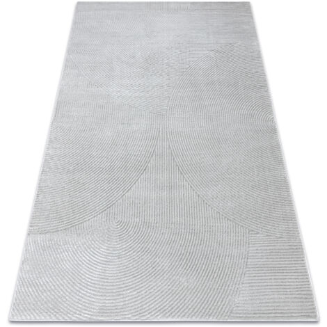 Carpet BALANCE 0194 grey - Geometric, structural, glamour grey 120x170 cm (1/5)