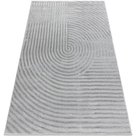 Carpet BALANCE 1921 grey - Geometric, structural, glamour grey 240x330 cm (1/5)