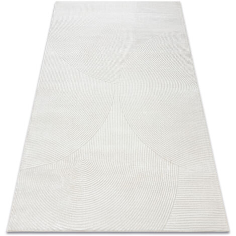 Carpet BALANCE 0194 cream - Geometric, structural, glamour beige 200x290 cm (1/5)