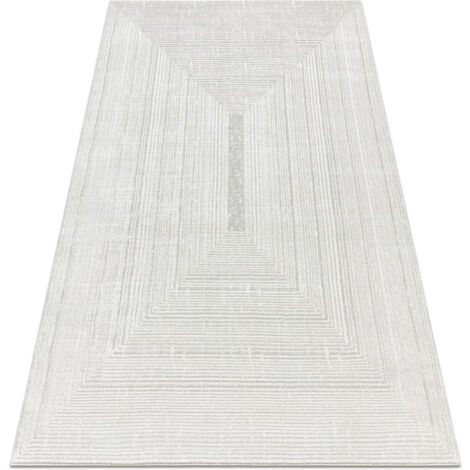 Carpet BALANCE 8788 cream - Geometric, structural, glamour beige 180x270 cm