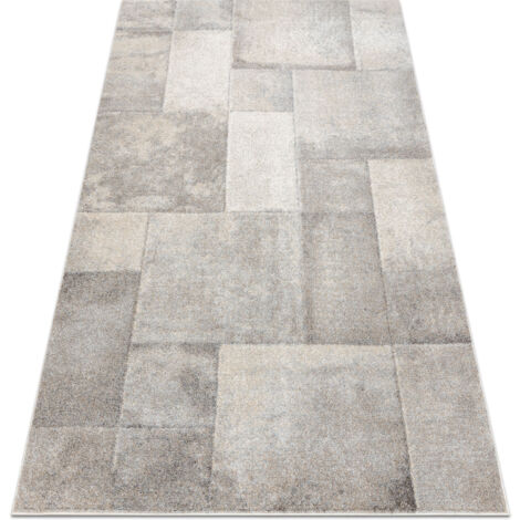 Carpet FUSION 1200 cream / beige - Geometric, modern, abstract beige 160x220 cm (1/5)
